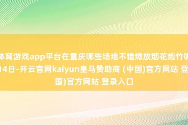 体育游戏app平台在重庆哪些场地不错燃放烟花炮竹呢？1月14日-开云官网kaiyun皇马赞助商 (中国)官方网站 登录入口